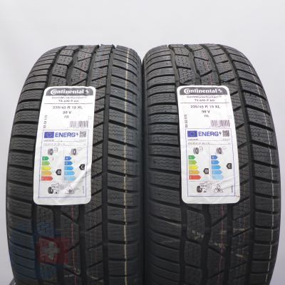 5. 235 45 19 4x CONTINENTAL 235/45 R19 99V XL AO ContiWinterContact TS830P AO Winterreifen 2024 WIE NEU VOLL