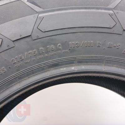 6. 215 75 16C 2x CONTINENTAL 215/75 R16C 113/111R VanContact Winter Winterreifen 2021 VOLL WIE NEU
