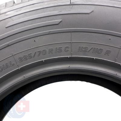 7. 225 70 15C 4x TIGAR 225/70 R15C 112/110R CargoSpeed Sommerreifen 2019 VOLL WIE NEU 