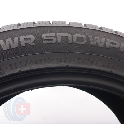 6. 255 45 18 2x NOKIAN 255/45 R18 103V XL WR Snofproof P Winterreifen 2020 8,2mm
