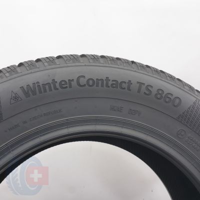 5.  195 65 15 2x CONTINENTAL 195/65 R15 91H WinterContact TS860 Winterreifen  8mm