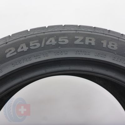 3. 245 45 18 1x CONTINENTAL 245/45 ZR18 100W XL ContiSportContact 3 Sommerreifen 2012 7mm