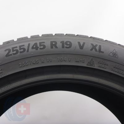 5. 255 45 19 1x CONTINENTAL 255/45 R19 104V XL WinterContact TS 870 P Winterreifen  2024 8mm