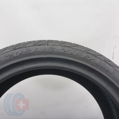 4. 205 45 17 1x PIRELLI 205/45 ZR17 88W XL P Zero Nero Sommerreifen 2021 Ungebraucht  