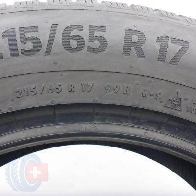 5. 215 65 17 2x CONTINENTAL 215/65 R17 99H WinterContact Ts870P Winterreifen 6,8-7mm 