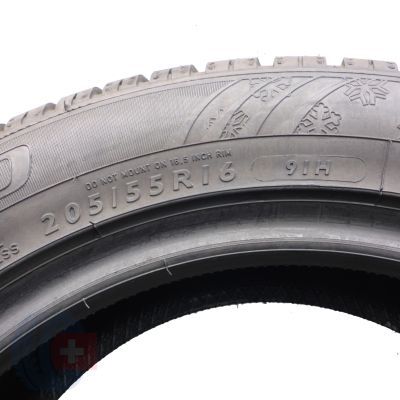 7. 205 55 16 2x DUNLOP 205/55 R16 91H SP Winter Sport 4D Winterreifen 2018 8,2mm WIE NEU