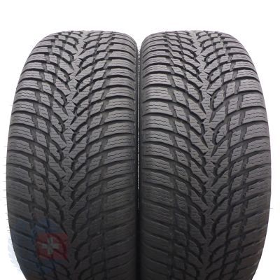 5. 225 50 18 4x NOKIAN 225/50 R18 99H XL WR Snowproof Winterreifen 7,8-8,2mm 2022 Wie Neu