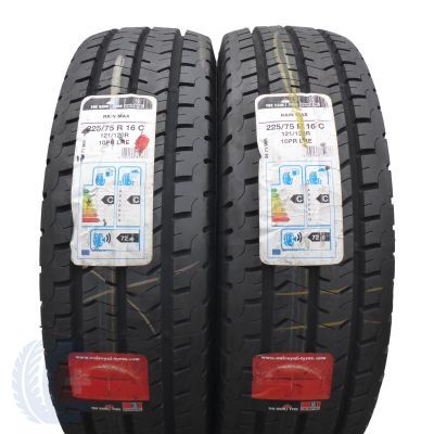 225 75 16C 2x UNIROYAL 225/75 R16C 121-120R Rain Max Sommerreifen  2016/17 VOLL Wie Neu