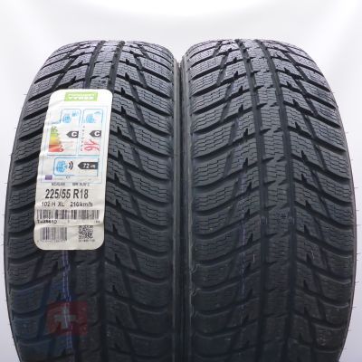 225 55 18 2x NOKIAN 225/55 R18 102H XL WR SUV 3 Winterreifen 2016 Ungebraucht  