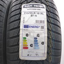 2. 215 55 16 2x ESA+TECAR 215/55 R16 97H XL SuperGrip PRO Winterreifen 2021 Ungebraucht  