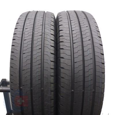 5. 205 75 16C 4x CONTINENTAL 205/75 R16C 116/114R VanContact Eco Sommerreifen 2021 WIE NEU VOLL