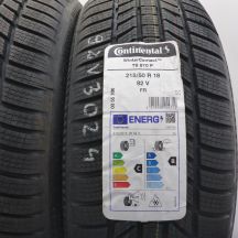 3. 215 50 18 4x CONTINENTAL 215/50 R18 92V WinterContact TS870 P Winterreifen 2024 VOLL WIE NEU 