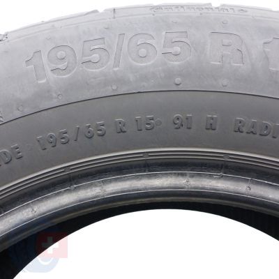 4. 195 65 15 2x CONTINENTAL 195/65 R15 91H ContiPremiumContact 5 Sommerreifen 7-7,5mm 2016/17 Wie Neu