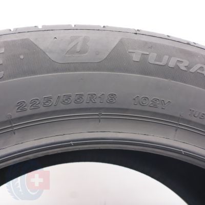 6. 225 55 18 4x BRIDGESTONE 225/55 R18 102Y Turanza 6 M0 BMW Sommerreifen 2023 6,8-6,5mm