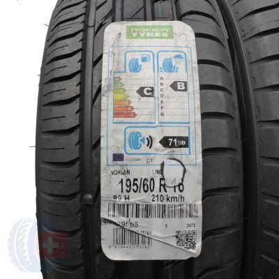 2. 195 60 16 2x NOKIAN 195/60 R16 89H Line Sommerreifen 2015/2016 VOLL 