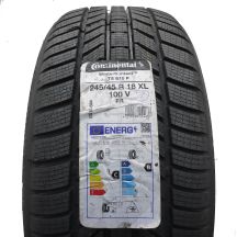 245 45 18 1x CONTINENTAL 245/45 R18 100V XL WinterContact TS 870 P Winterreifen 2022 VOLL WIE NEU 