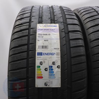 2. 255 50 19 2x MICHELIN 255/50 R19 103Y Pilot Sport 4 SUV NEO Sommerreifen 2022 Ungebraucht  
