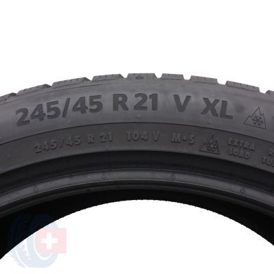 5. 245 45 21 2x CONTINENTAL 245/45 R21 104V XL WinterContact TS870P Winterreifen 7,2mm 2022