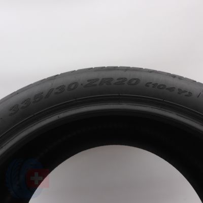 5. 335 30 20 2x PIRELLI 335/30 R20 104Y PZero Sommerreifen 2017 WIE NEU VOLL