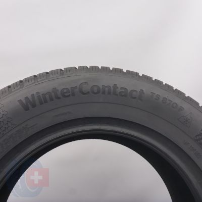 6.  215 65 16 4x CONTINENTAL 215/65 R16 98H WinterContact TS 870 P Winterreifen 2021 7,5-8,2mm