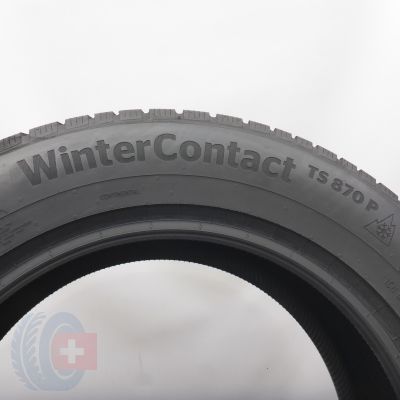 5.  235 60 R18 2x CONTINENTAL 235/60 R18 107H XL WinterContact TS 870P Winterreifen 2023 8,8-8,2mm WIE NEU 