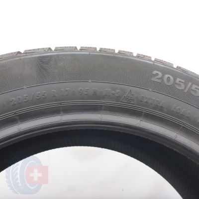 7. 205 55 17 2x CONTINENTAL 205/55 R17 95H XL ContiWinterContact TS 830P BMW RFT Winterreifen 2024 VOLL WIE NEU 
