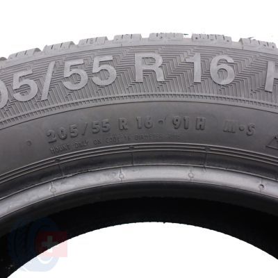 5. 205 55 16 4x GISLAVED 205/55 R16 91H EuroFrost6 Winterreifen 2023 WIE NEU 7,8-8,8mm