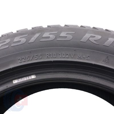 3. 225 55 18 1x PIRELLI 225/55 R18 102V XL Sottozero 3 Winter AO Winterreifen 6,3mm 2021