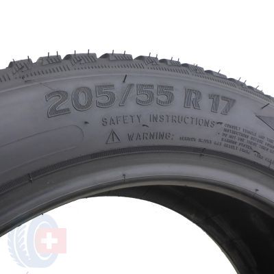 3. 1 x MICHELIN 205/55 R17 91H Alpin 5 ZP Winterreifen 2019  WIE NEU 8mm