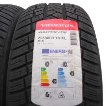 2. 225 45 18 2x VREDESTEIN 225/45 R18 95W XL Wintrac Pro Winterreifen 2022 VOLL Wie Neu