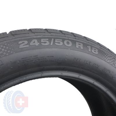 7. 4 x CONTINENTAL 245/50 R18 100H ContiWinterContact TS810 S RSC Winterreifen 7mm WIE NEU 