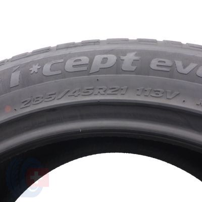 5. 285 45 21 2x HANKOOK 285/45 R21 113V XL Winter I cept evo 2 SUV W320A AO Winterreifen 7mm 2021 Wie Neu