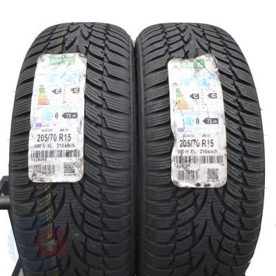 3. 205 70 15 4x NOKIAN 205/70 R15  100H XL WR D3 Winterreifen 2018 VOLL Ungebraucht   