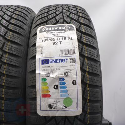 3. Opony 185/65/15 Continental 185/65R15 92T XL WinterContact TS870 Winterreifen 2022 Ungebraucht  