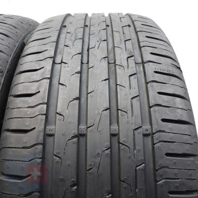 2. 205 45 17 4x CONTINENTAL 88V XL EcoContact 6 Sommerreifen 2022 VOLL WIE NEU 