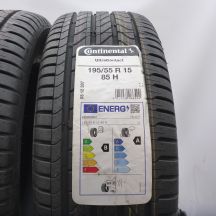 2. 195 55 15 2x CONTINENTAL 195/55 R15 85H UltraContact Sommerreifen 2022 Ungebraucht  