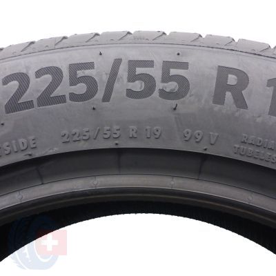 3. 225 55 19 1x CONTINENTAL 225/55 R19 99V PremiumContact 6 Sommerreifen 2019 VOLL Wie Neu