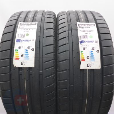 225 45 17 2x BRIDGESTONE 225/45 R17 94Y XL Potenza Sport Sommerreifen 2022 WIE NEU VOLL