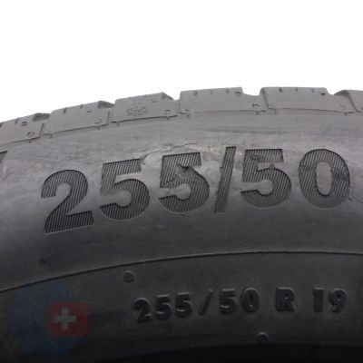 8. 1 x CONTINENTAL 255/50 R19 107V XL WinterContact TS850P SUV Winterreifen 2018 6,3mm