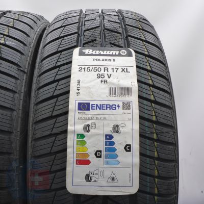 2. 215 50 17 2x BARUM 215/50 R17 95V XL Polaris 5 Winterreifen 2022 Ungebraucht  
