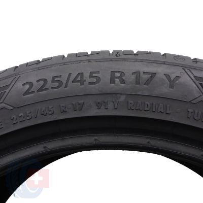 4. 2 x BARUM 225/45 R17 91Y Bravuris 5 HM Sommerreifen 2019, 2021 7,2-7,9mm