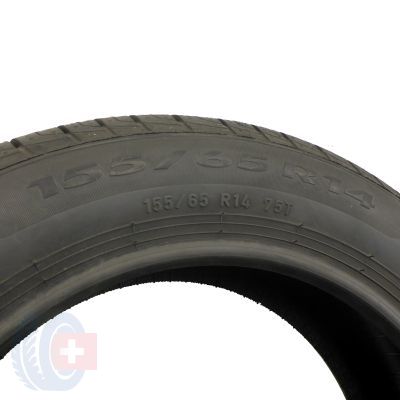 5. 4 x PIRELLI 155/65 R14 75T Cinturato P1 Verde Sommerreifen 2017 WIE NEU VOLL