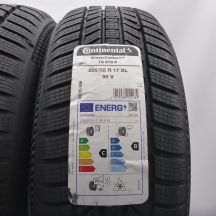 2. 205 55 17 2x CONTINENTAL 205/55 R17 95V XL WinterContact TS 870 P Winterreifen 2025 VOLL WIE NEU      