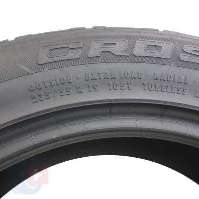 8. 2 x CONTINENTAL 235/55 R19 105V XL CrossContact UHP Sommerreifen DOT13 5,5-5,8mm