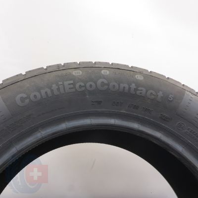 5. 225/55 R16 2x CONTINENTAL 225/55 R16 95Y ContiEcoContact 5 Sommerreifen 2022 Ungebraucht  