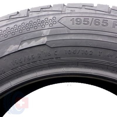 5. 2 x CONTINENTAL 195/65 R16C 104/102T ContiVanContact 100 Sommerreifen 2019 WIE NEU VOLL