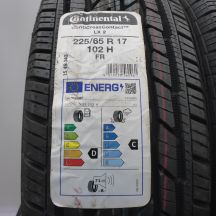 2. 225 65 17 4x CONTINENTAL 225/65 R17 102H ContiCrossContact LX2 Sommerreifen M+S 2022 WIE NEU VOLL
