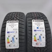 4.  195 45 17 4x CONTINENTAL 195/45 R17 81H WinterContact TS 870 Winterreifen 2022 VOLL