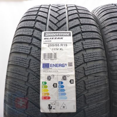 2. 255 55 19 2x BRIDGESTONE 255/55 R19 111V XL Blizzak LM005 Winterreifen 2023 Ungebraucht   