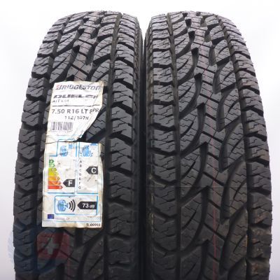 7.50 R16 2x BRIDGESTONE 112/107N Dueler A/T694 Sommerreifen M+S 2016 UNGEBRAUCHT  7.50 R16 2x BRIDGESTONE 112/107N Dueler A/T694 Sommerreifen M+S 2016 UNGEBRAUCHT